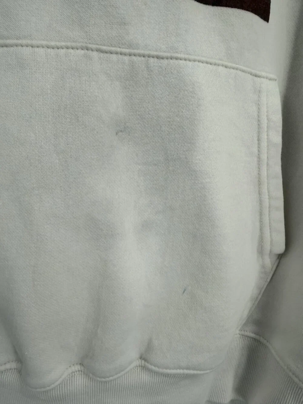 Men’s The North Face Logo Hoodie White, Size Medium